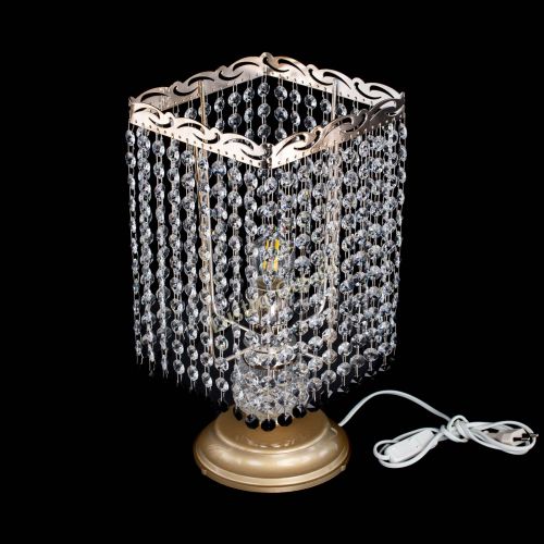 Настольная лампа Квадрат оптикон №1 черная в Ижевске Гусь Хрустальный