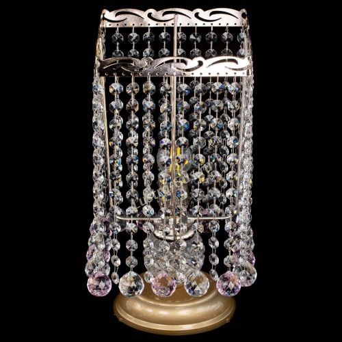 Настольная лампа Квадрат шар розовая в Ижевске Гусь Хрустальный