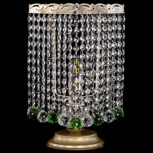 Настольная лампа Квадрат шар зеленая в Ижевске Гусь Хрустальный