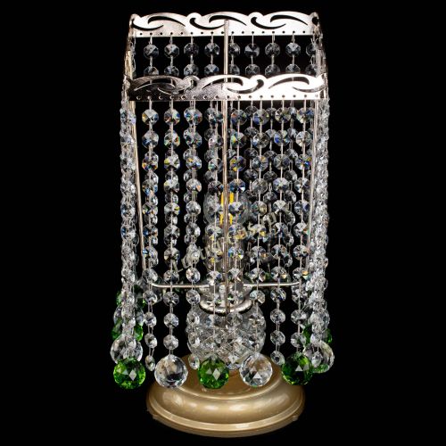 Настольная лампа Квадрат шар зеленая в Ижевске Гусь Хрустальный