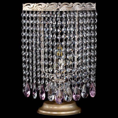 Настольная лампа Квадрат журавлик розовая в Ижевске Гусь Хрустальный