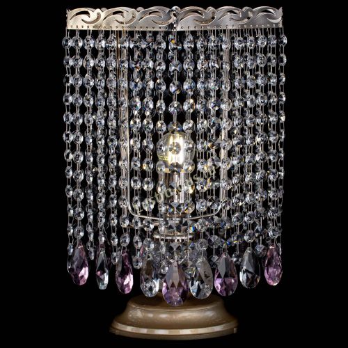 Настольная лампа Квадрат журавлик розовая в Ижевске Гусь Хрустальный