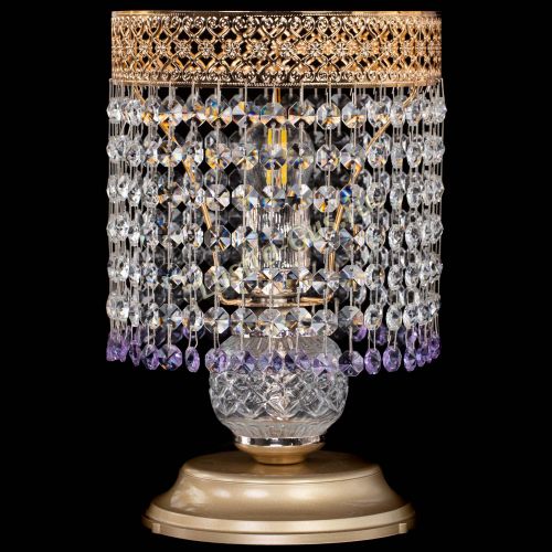 Настольная лампа Венеция №1 мини фиолетовая в Ижевске Гусь Хрустальный
