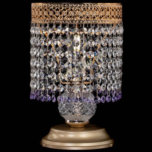 Настольная лампа Венеция №1 мини фиолетовая в Ижевске Гусь Хрустальный