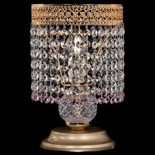 Настольная лампа Венеция №1 мини розовая в Ижевске Гусь Хрустальный