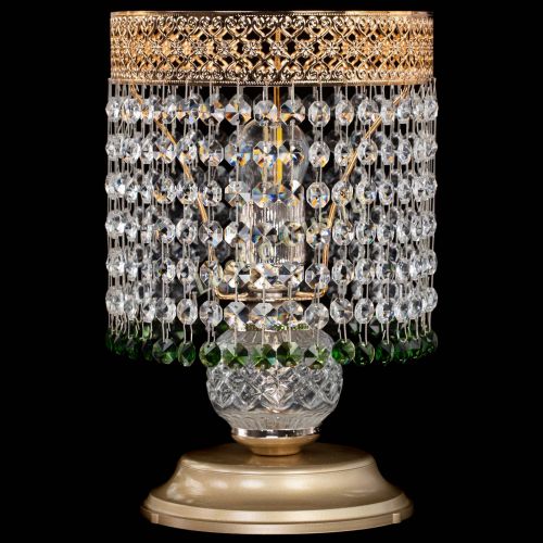 Настольная лампа Венеция №1 мини зеленая в Ижевске Гусь Хрустальный
