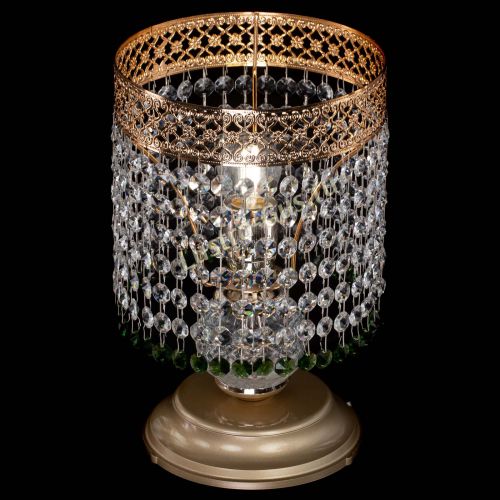 Настольная лампа Венеция №1 мини зеленая в Ижевске Гусь Хрустальный