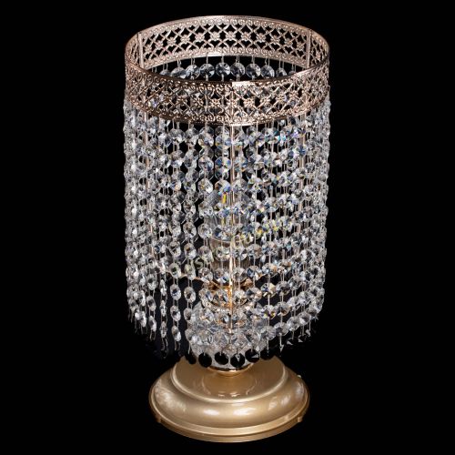 Настольная лампа Венеция оптикон №1 черная в Ижевске Гусь Хрустальный