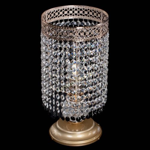 Настольная лампа Венеция оптикон №1 черная в Ижевске Гусь Хрустальный