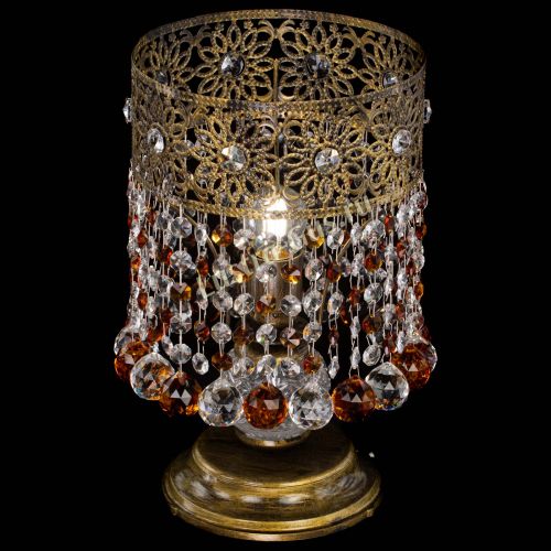 Настольная лампа Восток с шарами под бронзу Чайная в Ижевске Гусь Хрустальный