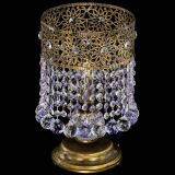 Настольная лампа Восток с шарами под бронзу Фиолетовая в Ижевске