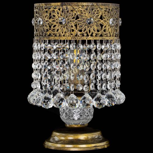 Настольная лампа Восток с шарами под бронзу в Ижевске Гусь Хрустальный