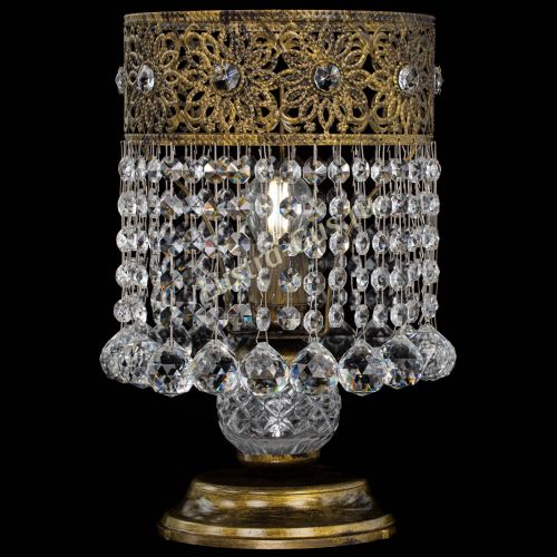 Настольная лампа Восток с шарами под бронзу в Ижевске Гусь Хрустальный