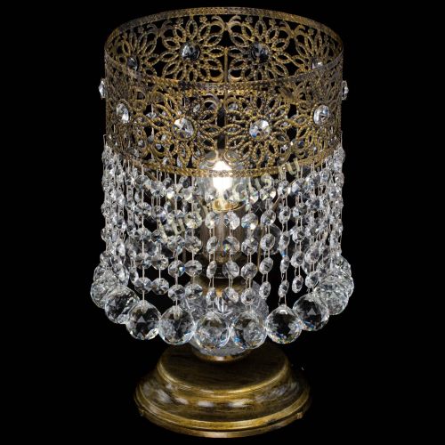 Настольная лампа Восток с шарами под бронзу в Ижевске Гусь Хрустальный