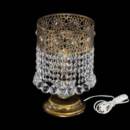 Настольная лампа Восток с шарами под бронзу в Ижевске Гусь Хрустальный