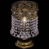 Настольная лампа Восток с шарами под бронзу Розовая в Ижевске