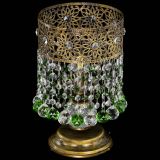 Настольная лампа Восток с шарами под бронзу Зеленая в Ижевске