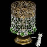 Настольная лампа Восток с шарами под бронзу Зеленая в Ижевске