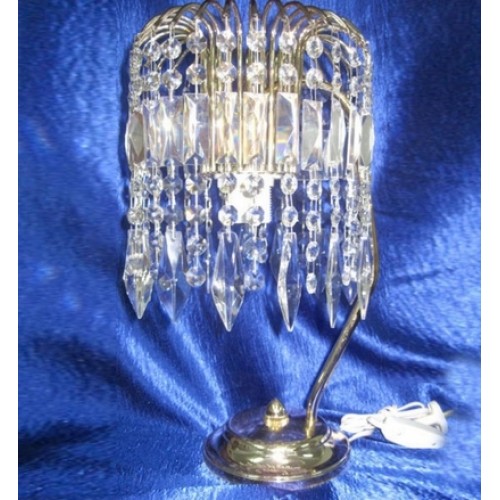 Лампа настольная Каскад Перо пласт в Ижевске Гусь Хрустальный