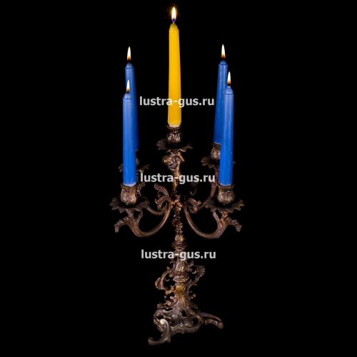 Подсвечник Изабелла ангел 5 свечей в Ижевске Гусь Хрустальный