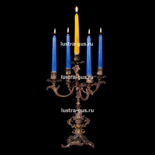 Подсвечник Изабелла ангел 5 свечей в Ижевске Гусь Хрустальный