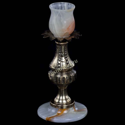 Подсвечник бронзовый Оникс №1 в Ижевске Подсвечник бронзовый Оникс №1 в Ижевске