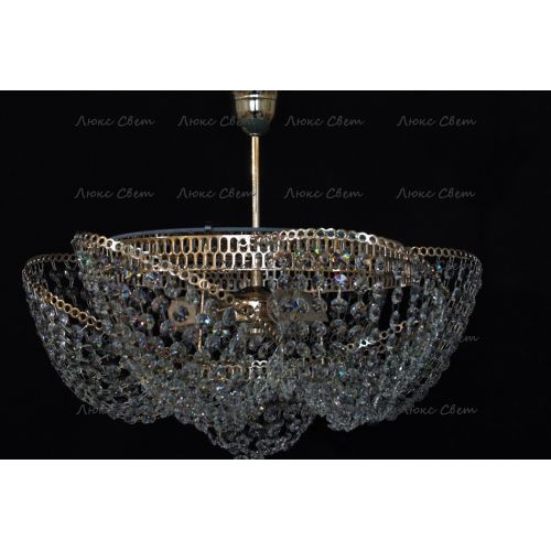 Люстра Космос 3 лампы с подвесом в Ижевске Гусь Хрустальный