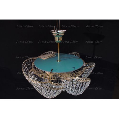 Люстра Космос 3 лампы с подвесом в Ижевске Гусь Хрустальный