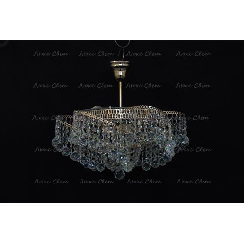 Люстра Космос 3 лампы с подвесом шар в Ижевске Гусь Хрустальный