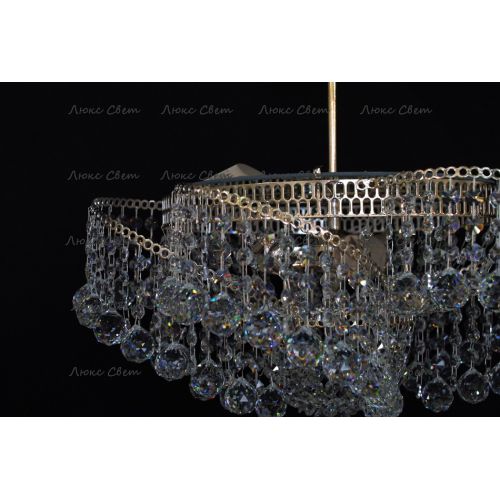 Люстра Космос 3 лампы с подвесом шар в Ижевске Гусь Хрустальный