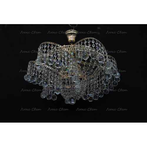 Люстра Космос 3 лампы с подвесом шар в Ижевске Гусь Хрустальный