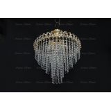 Люстра Капель Лепесток обтикон подвесная (собрана под конус) в Ижевске