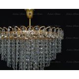 Люстра Капель Лепесток обтикон подвесная (собрана под конус) в Ижевске