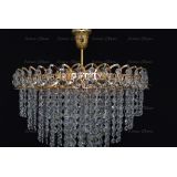 Люстра Капель Лепесток обтикон подвесная (собрана под конус) в Ижевске