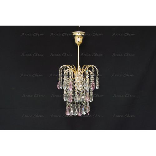 Люстра Зима журавлик розовая в Ижевске Гусь Хрустальный