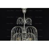 Люстра Хрустальные брызги с подвесом дубик в Ижевске