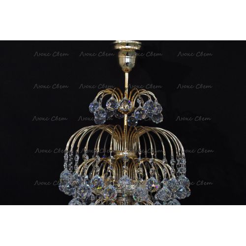 Люстра Хрустальные брызги с подвесом шар 30 мм в Ижевске Гусь Хрустальный