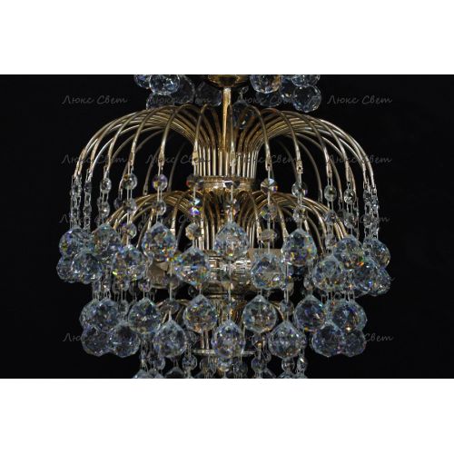 Люстра Хрустальные брызги с подвесом шар 30 мм в Ижевске Гусь Хрустальный