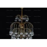 Люстра Хрустальные брызги с подвесом конус 40 мм в Ижевске