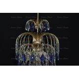 Люстра Хрустальные брызги с подвесом журавлик синий в Ижевске