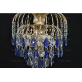 Люстра Хрустальные брызги с подвесом журавлик синий в Ижевске