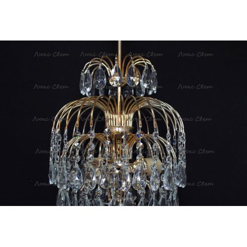 Люстра Хрустальные Брызги с подвесом журавлик в Ижевске Гусь Хрустальный