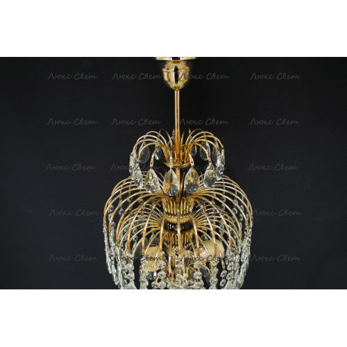 Люстра Хрустальные Брызги с подвесом журавлик в Ижевске Гусь Хрустальный