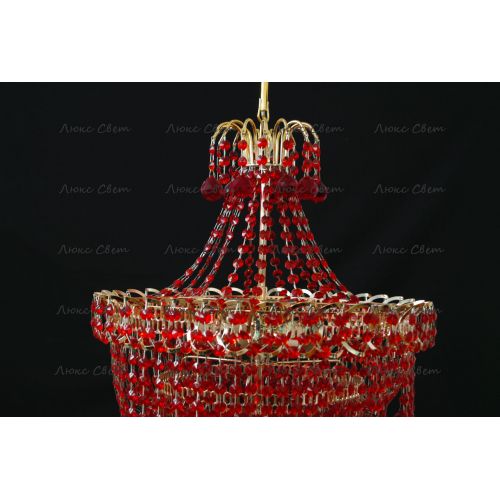 Люстра Натали Софья красная  в Ижевске Гусь Хрустальный