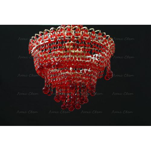 Люстра Натали Софья красная  в Ижевске Гусь Хрустальный