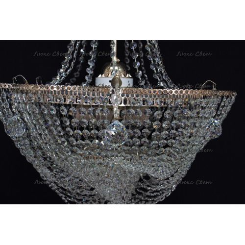 Люстра Ромашка Василиса № 1 с подвесом в Ижевске Гусь Хрустальный