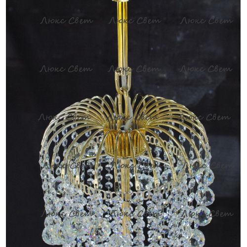 Люстра Лотос с подвесом диаметр 1000 мм высота1500 мм в Ижевске Гусь Хрустальный