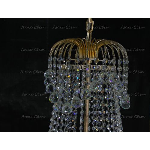 Люстра Лотос с подвесом диаметр 1000 мм высота1500 мм в Ижевске Гусь Хрустальный