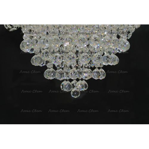 Люстра Лотос с подвесом диаметр 1000 мм высота1500 мм в Ижевске Гусь Хрустальный