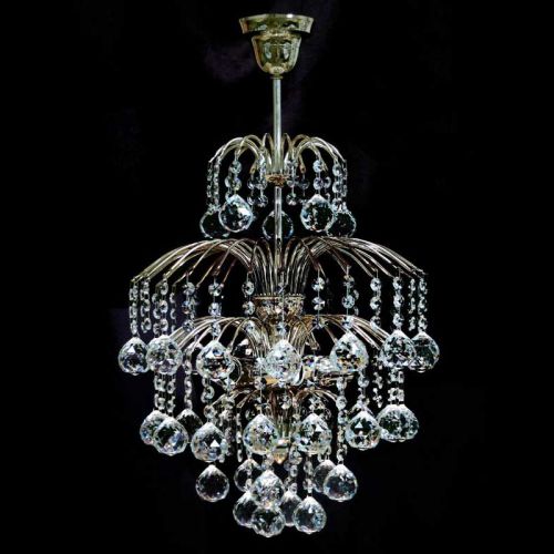 Люстра Хрустальные Брызги с подвесом шар 40 в Ижевске Гусь Хрустальный